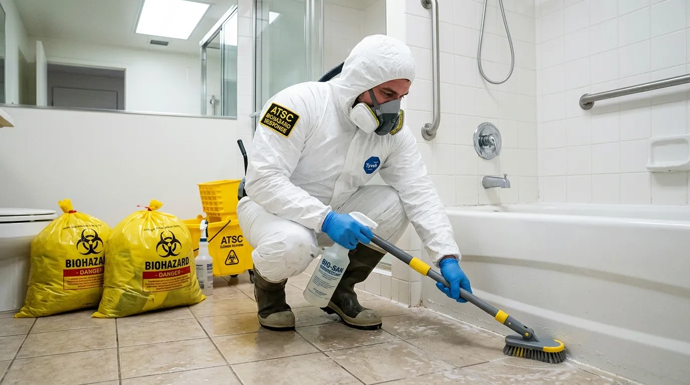 Decontamination equipment deployed for Blood Cleanup in Waterford